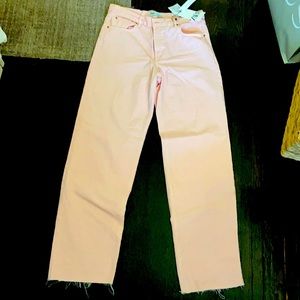 Zara, pink full length jeans